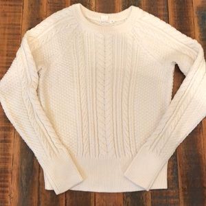 Gap Marled Cable Crewneck Sweater